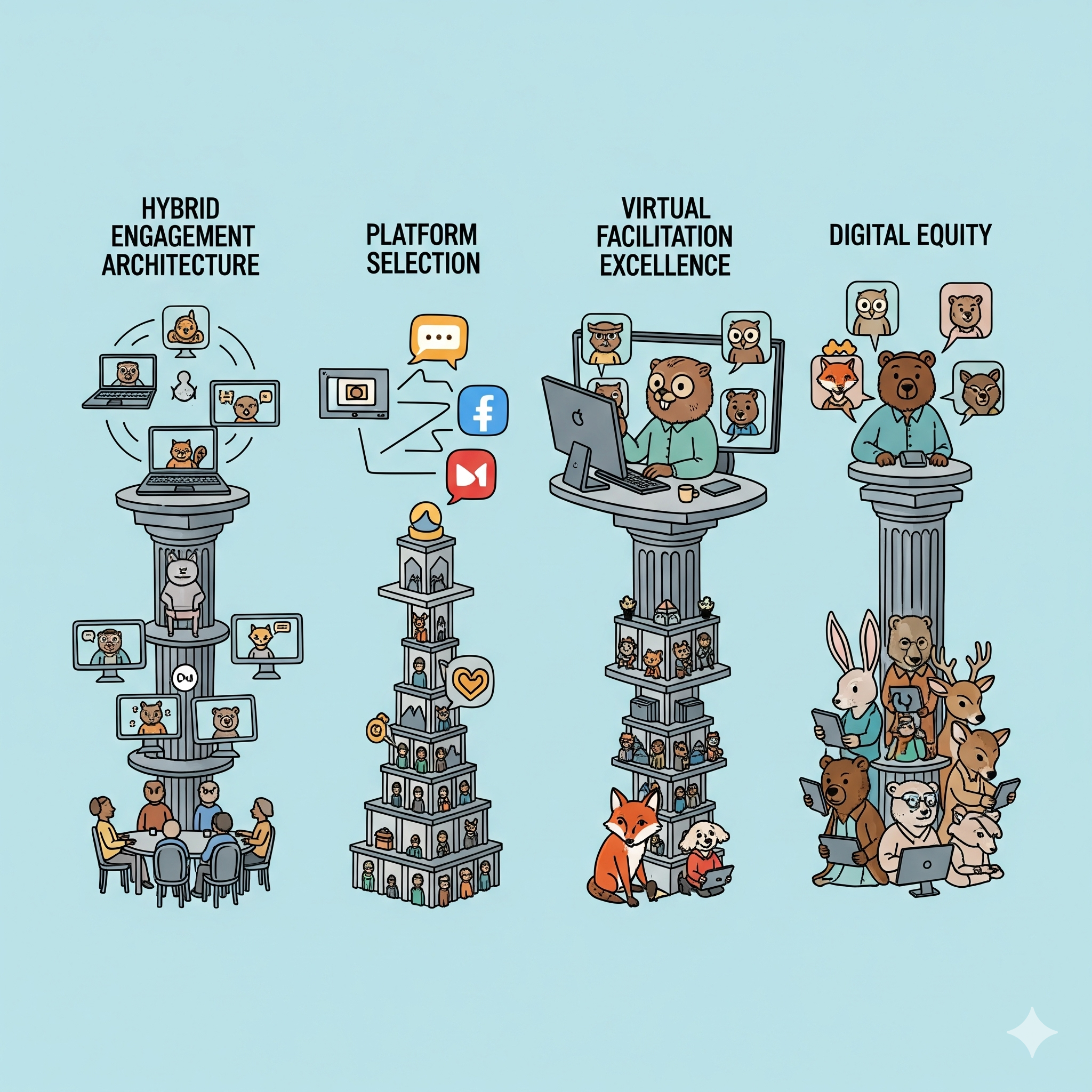 Four Pillars of Digital-First Community Building